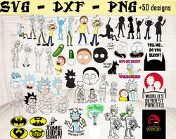Rick And Morty SVG, Rick And Morty Bundle SVG, PNG, DXF, PDF, JPG,...