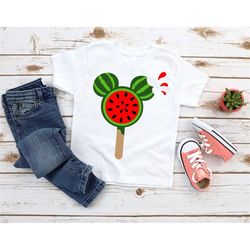 Mouse Watermelon Ice Cream SVG for onesies - candy svg cut files for cricut & png, eps, pdf clipart printable. Vector DI