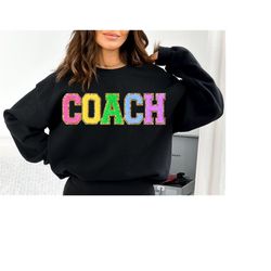 Coach Sweatshirt, Coach Shirt, Gift for Coach, Back to School Coach Gift, Custom Coach Sweater Back to School Shirt