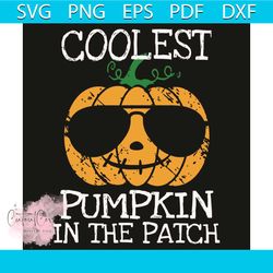 Coolest Pumpkin In The Patch SVG, Halloween Dad Son Matching SVG, Pumpkin svg, Pumpkin gift, Pumpkin shirt, Pumpkin Hall