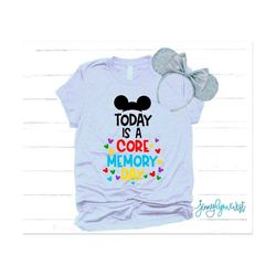 Disneyland Today is a Core Memory Day SVG Trip shirt Digital File Cut File Iron On SVG Inside Out SVG Inspired Silhouett