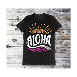 Aloha Hawaii SVG Digital Download Printable Tshirt JPG Cut file Iron on Clipart Silhouette Cricut SVG Distressed Hawaiia