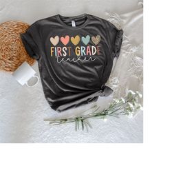 First Grade Teacher Shirt, Personalized Teacher Shirt, First Day of School Shirt, Back To School Shirt, Kindergarten Shi