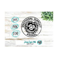 Muppets Animal SVG Muppets Emotional Support Animal svg DXF Cut File Iron On Kermit Sublimation PNG Iron On The Muppets