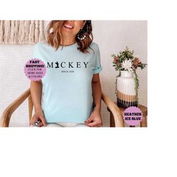 Retro Vintage Mickey Shirt, Disneyland Mickey since 1928 Shirt, Mickey Family Vacation Tee, Mickey travel Shirt, Disney