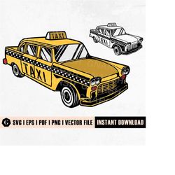 taxi cab svg | car svg | public transportation decal vinyl graphics | taxi driver shirt | taxi svg | taxi shirt | taxi d