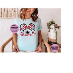 Disney Minnie Mama Shirt, Disney Castle Shirt, Disney Mom Shirt, Mother's Day Shirt, Disney Shirts For Mom, Mama Disney