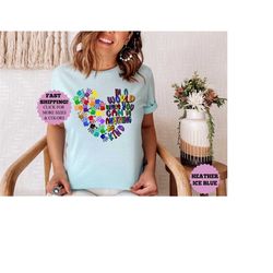 In A World Where You Can Be Anything Be Kind Tee, Motivational Be Kind Heart Shaped hands Shirt, Heart shaped hands shir