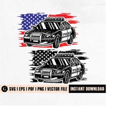 us police car svg | police car clipart | police patrol svg | police car illustration | police car stickers | cop svg | p
