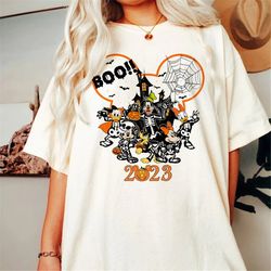 Disney Halloween 2023 Shirt, Mickey Minnie and Friends Shirt, Disney Halloween Matching Shirt, Disney Family Shirt, Disn
