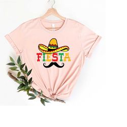 Fiesta Shirt, Sombrero And Mustache Shirt, Sombrero Shirt, Cinco De Mayo Shirt, Bachelorette Shirt, Mexican Shirt, Vacat