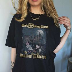 Retro The Haunted Mansion Shirt, Walt Disney World The Haunted Mansion Shirt, Disney Halloween Shirt, Disney Family Trip