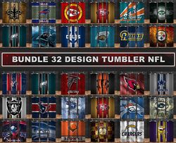 NFL Bundle Tumbler Wrap , NFL Png, NF Tumbler Png,NFL 20 oz Skinny Tumbler Designs 12