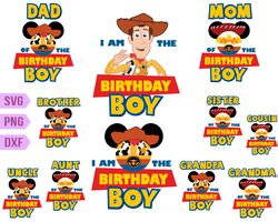Disney Birthday Boy Svg, Toy Story Birthday Boy Svg, Birthday Boy Family, Vacay Mode Svg