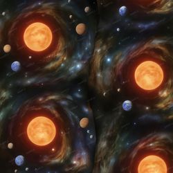 Solar System 42 Abstract Pattern Pattern Tileable Repeating Pattern