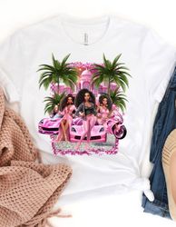 malibu babie t-shirt, barbie sweatshirt, black barbie shirt, barbie birthday tee, girls trip shirt, afro empowerment tee