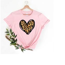Leopard Print Valentines Shirt,Plaid Valentines Day Shirt,Valentines Day Shirts For Woman,Heart Shirt,Valentines Day Gif