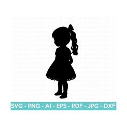 Little Girl SVG, Princess SVG, Little Girl Silhouette, Princess Silhoutte svg, Little Girl Shirt svg, Princess Shirt svg