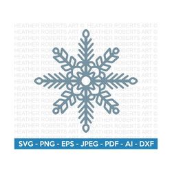 Snowflake SVG, Winter SVG, Snowflakes svg, Christmas svg, Holiday svg, Merry Christmas svg, Mistletoe svg, Cut File for