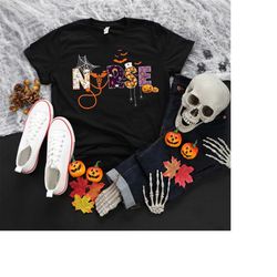 Halloween Nurse shirt,Halloween Nursing Shirt, Nurse Fall Shirt, Nurse Halloween, Nursing Tee, Halloween Shirt, Hallowee