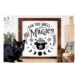 Can you smell the magic SVG, Witch kitchen svg, Magic Kitchen svg, Kitchen vintage poster svg, Witches Kitchen svg, Wict