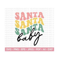 Santa Baby Retro SVG, Retro Christmas Quotes SVG, Christmas Shirt svg, Winter svg, Merry Christmas, Gift for Christmas,C