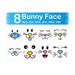 Bunny svg, Bunny face svg, SVG Easter bunny svg, Bunny rabbit svg, Easter svg files for cricut, Easter png files, SVG si