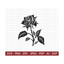 Rose Flower SVG, Floral Decoration SVG, Rose svg, Flower SVG, Flower Bouquet svg, Rose Floral svg, Nature Svg,Cricut Cut