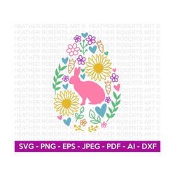 Easter Egg SVG, Easter Bunny SVG, Easter Shirts, Easter SVG Designs, Easter for Kids, Family Easter Shirts,  Cut File Cr