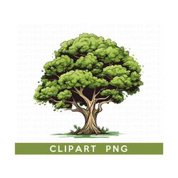 Tree Clipart PNG, Forest Clipart, Landscape Art PNG,  Beautiful Tree PNG, Printable Tree png, Instant Download, Sublimat
