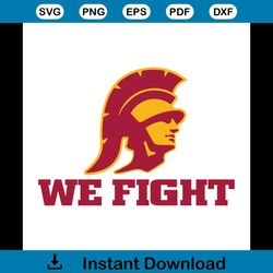 We fight USC Trojans svg
