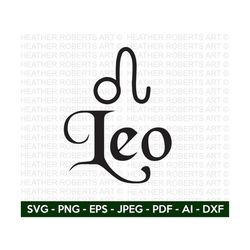 Leo SVG, Leo Zodiac Svg, Zodiac Signs SVG, Astrology Signs svg, Zodiac Symbols svg, Constellation Signs svg, Cut File Cr