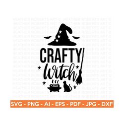 The Crafty Witch SVG, Cute Halloween SVG, Halloween Shirt svg, Ghost svg, Halloween Onesie, Ghost Vibes, Halloween Vibes