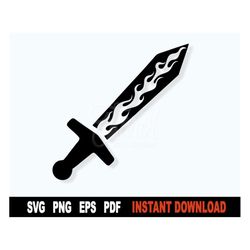 Medieval Sword SVG Cut File, Armor of God SVG, Sword of Spirit SVG Files For Cricut - Instant Digital Download