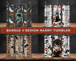 4 Designs Harry Potter Tumbler Png, Harry Tumbler Wrap 22