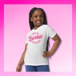 come on let's go party t-shirt | party girls, doll barbie t-shirt, girl's apparel, graphic tee, retro toy apparel, barbi