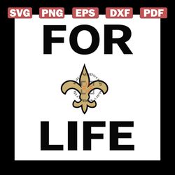 For New Orleans Saints life svg