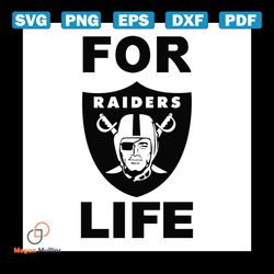 For raiders life svg