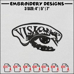 Eye cap embroidery design, Embroidery design, Embroidery files, Embroidery shirt, Digital download
