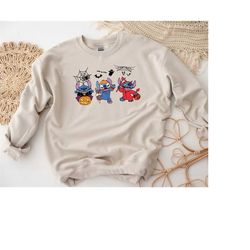 Stitch Horror Halloween Shirt,Disneyland Halloween Shirt,Disney Halloween Gift,Disney Matching Shirts,Disney Spooky Seas