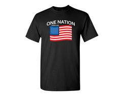 One Nation Funny Graphic Tees Mens Women Gift For Sarcasm Laughs Lover Novelty Funny T Shirts