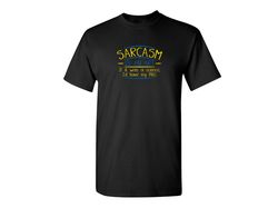 Sarcasm Is An Art Funny Graphic Tees Mens Women Gift For Sarcasm Laughs Lover Novelty Funny T Shirts