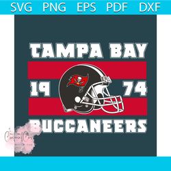 Tampa Bay 1974 Buccaneers Svg, Sport Svg, Tampa Bay Svg, Tampa Bay Flag Svg, Tampa Bay Buccaneers Svg, Tampa Bay Logo Sv