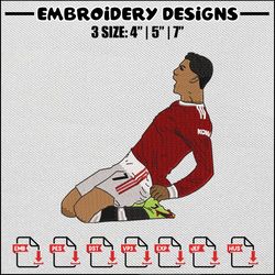 Ronaldo siu embroidery design, Embroidery design, Embroidery files, Embroidery shirt, Digital download