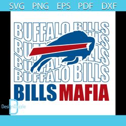 Buffalo Bills Mafia Svg, Sport Svg, Buffalo Bills Svg, Bills Svg, Buffalo Bills Fans, Buffalo Bills Logo Svg, Bills Mafi