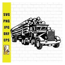 Logging truck Svg | truck Driver svg | Logging truck Clipart | Logging truck Shirt | Truck Svg | Logging Truck Png | Svg