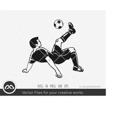 Soccer SVG Silhouette 7 - soccer svg, soccer mom svg, soccer ball svg, soccer shirt, soccer cut file for lovers