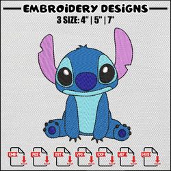 Stitch cute embroidery design, Embroidery design, Embroidery files, Embroidery shirt, Digital download