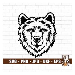 bear svg | grizzly bear svg | bear cut files | mama bear svg | bear face svg | mountain bear svg | bear head svg | grizz