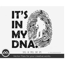 It's in my dna SVG, ski svg, snowboarding svg, skiing svg, winter svg, silhouette, png, sports for lovers